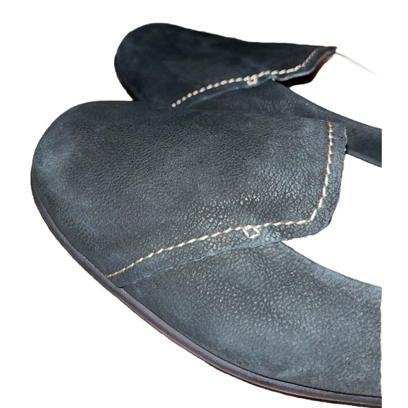 Size 6 SOUL Naturalizer Lauryn Black Leather Nubuck Casual Leather Loafers - Picture 4 of 8